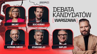 DEBATA: KANDYDACI NA PREZYDENTA WARSZAWY: BIEJAT, BOCHEŃSKI, KORWIN-MIKKE, STAROSIELEC, WIPLER image