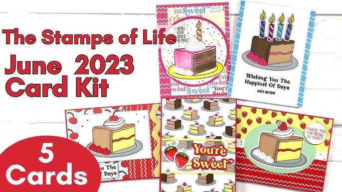 The Stamps of Life Happy Birthday #4 Die Set