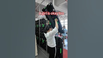 Rental led display cabinet assembly quick lock design #Ledvdi #Rentalleddisplay #ledvideowall