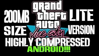 GTA VICE CITY 200MB SIZE [ LITE VERSION ] [ HIGHLY COMPRESSED ] [ BY ANDRO GAMER ] screenshot 2