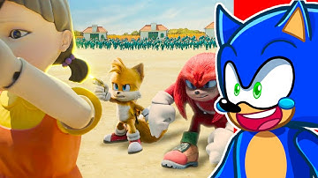 Sonic watches Knuckles & Tails in Squid Game?!