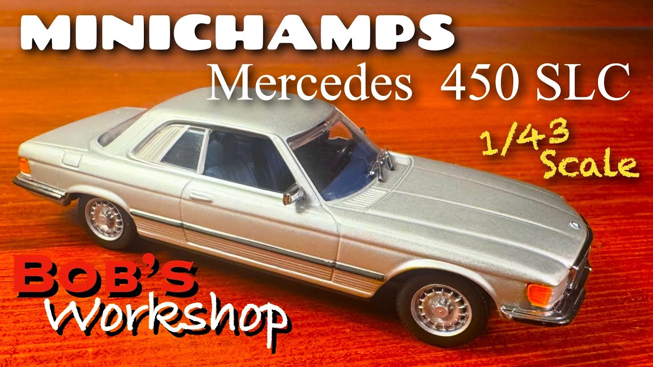 Minichamps 1/43 Scale Model Review Mercedes Benz 450 SLC