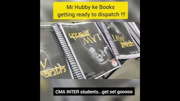 CMA INTER BOOKS... getting ready to dispatch !!! Rockstar Sir ke Rockstar bacho ke liye