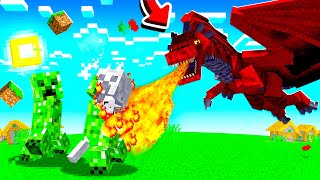 I tamed the ROYAL RED DRAGON in Minecraft!