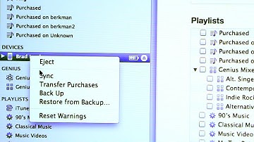 iPod Touch Questions : How to Back Up an iPod Before Restoring