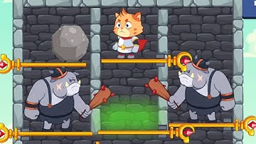 Cat game how to loot - Pull the pin game - All level 161-173 mobile gameplay
