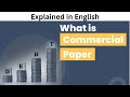 What is the meaning of commercial papers? explained in English.