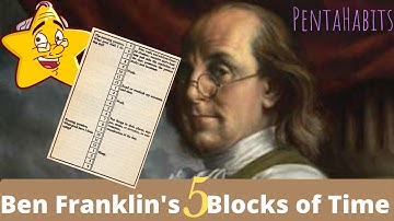 Time Blocking Method - 5 Blocks of Time Ben Franklin Used for Maximum Productivity