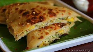 Broccoli, Sweet Corn and Cheese Stuffed Paratha Recipe
