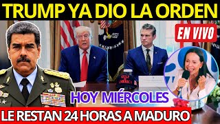 ¡ÚLTIMA HORA! TRUMP Y EL PENTÁGONO ACTIVAN OPERACIÓN EN 24 HORAS Y MADURO LISTO PARA FUGARSE