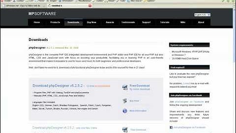 ▶ fisrt step to use php Designer 8