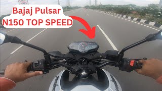 Exclusive New Bajaj Pulsar N150 Top Speed Test Results