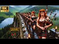 ARMY OF BAGPIPES — March of the Clans - Epic Scottish Women in Kilts &amp; Bagpipe Drums