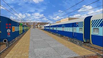 PASCHIM Super fast Express | Indian Railways | MSTS Open rails