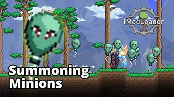 SUMMON WEAPON & MINION - HOW TO MAKE A MOD - TMODLOADER 1.4 - 11