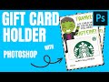 HALLOWEEN GIFT CARD HOLDER HOW TO DESIGN IN PHOTOSHOP | BEGINNERS STEP BY STEP TUTORIAL