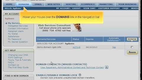 Register.com Preparing a domain for transfer by Host4Go Tutorials
