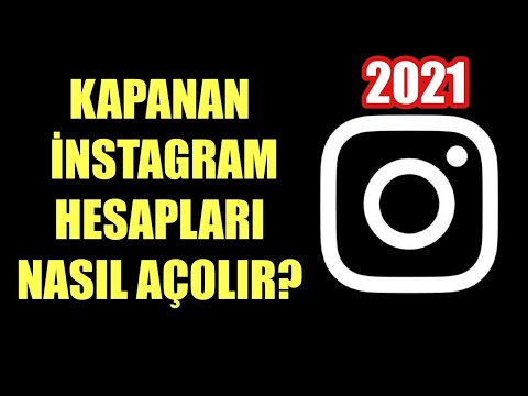 Kapanan İnstagram Hesabı Nasıl Açılır? (İnstagram İle İletişime Geçme 2021)