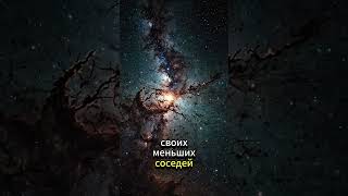 Млечный путь поедет галактики! #космос #астрономия #планета #звез