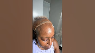 First time doing a Wig on Bald Head 😍😍😍😍😍 FLAWLESS! #wig #baldhead ErickaJProducts.Com
