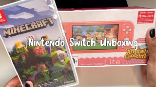 ♡ Nintendo Switch Lite Unboxing ♡