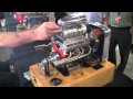 Miniature running Supercharged V8 Engine