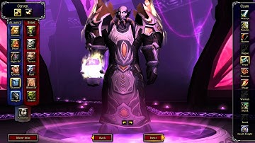 Mists of Pandaria - Character Creation Screen