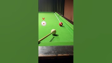 How to perfectly aim the ball near the cushion in snooker tips for beginners #snooker #billiards