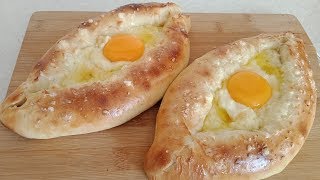 ЭТО ОЧЕНЬ ВКУСНО. ХАЧАПУРИ ПО - АДЖАРСКИ. ЭТО ОЧЕНЬ ВКУСНО. ХАЧАПУРИ ПО - АДЖАРСКИ.