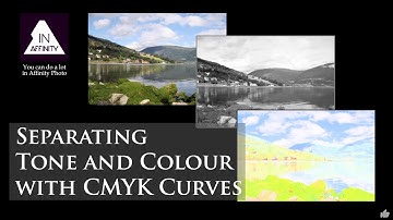 Separating Tone and Colour with CMYK Curves
