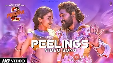 PEELINGS Song (audio video) Hindi Pushpa 2 The Rule | Allu Arjun |Rashmika M, Sukumar Lofi song 2024