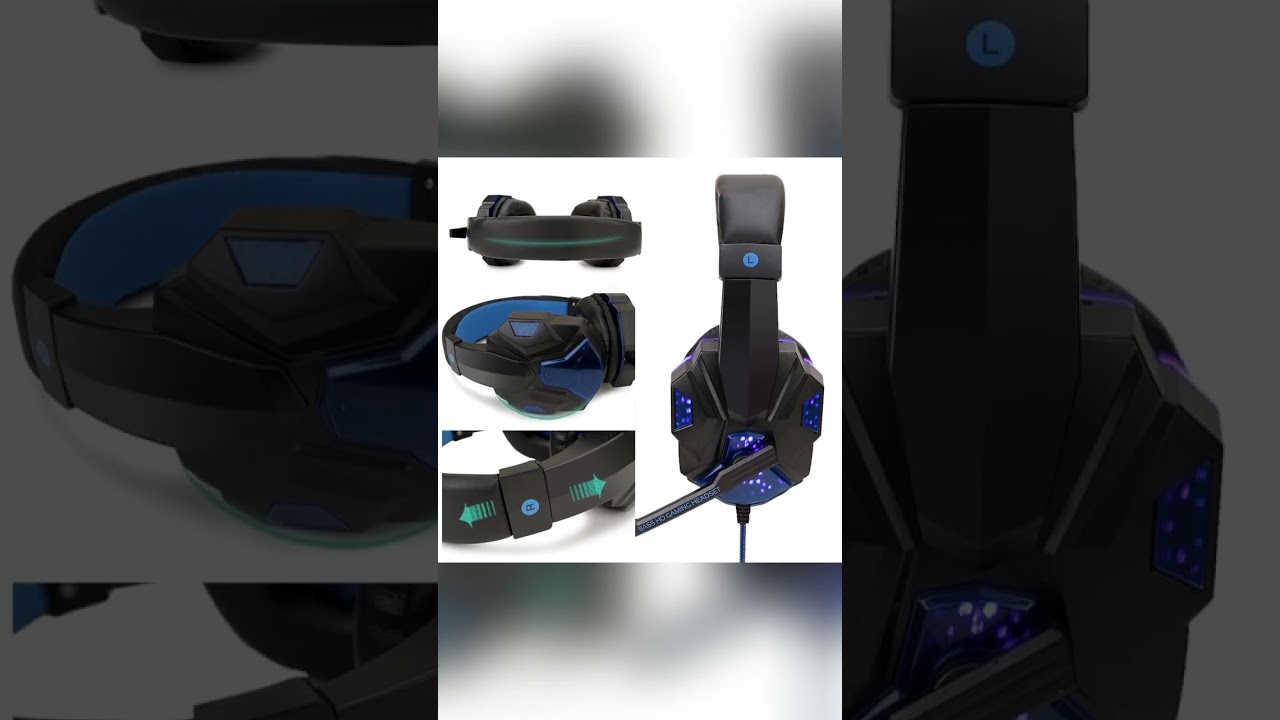 Best-seller: Led Light Wired Gamer Headset