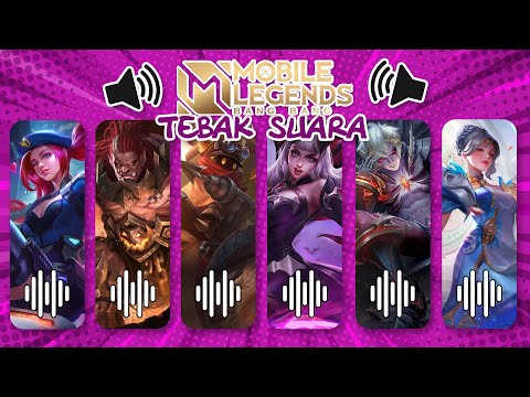 TEKA-TEKI TEBAK KARAKTER HERO MOBILE LEGENDS DARI SUARANYA?| BALMOND, MIYA, ALUCARD, ZILONG,...