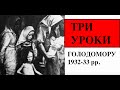 ТРИ УРОКИ ГОЛОДОМОРУ 1932-33 РР. Лекція історика Олександра Палія