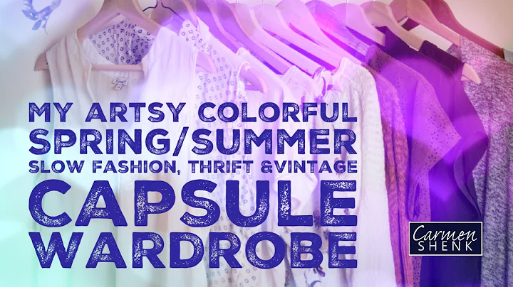 My Artsy Colorful Spring/Summer - Slow Fashion, Thrift & Vintage - Capsule Wardrobe 2020