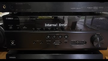 Yamaha HTR-6065 Receiver ‘Internal Error’, ‘Error 4000’, No Model Info Full Repair