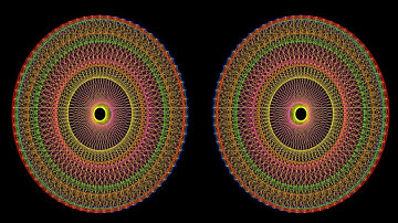 3D Mandala-A Symmetrical Morph With Rotation, Patterns 5-6-5