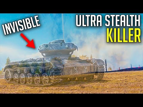 Literally Invisible Light Tank in World of Tanks  ELC Even 90 Gameplay