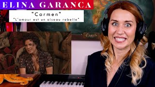 Elina Garanca "Carmen" REACTION & ANALYSIS by Vocal Coach / Opera Singer