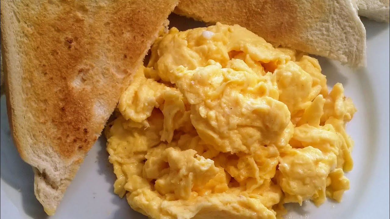 ไข่คน (ไม่ใส่เนย) วิธีทำง่ายอร่อยไปอี๊ก Scrambled eggs (No butter) YouTube