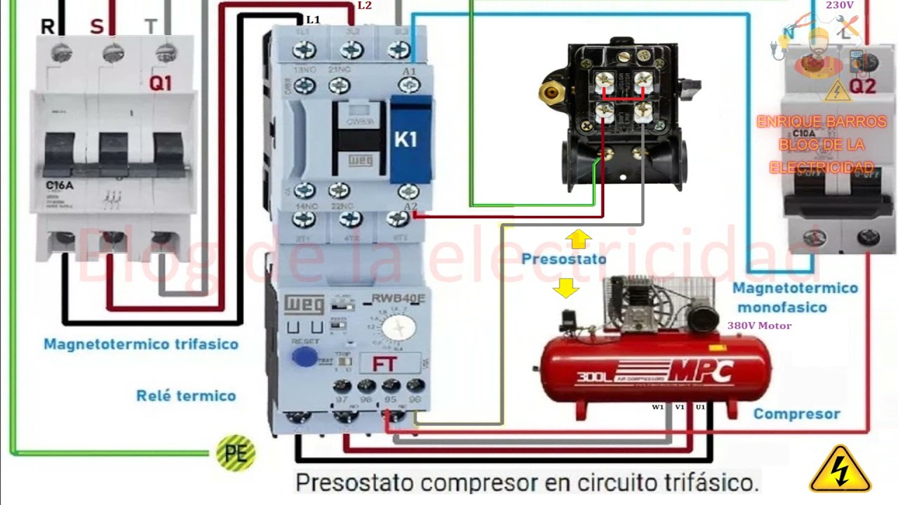 Presostato del compresor y contactor Presostato del compresor de aire  Presostato de aire automático esquí esquí Gafas de esquí