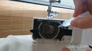 Как смазать и почистить челнок бытовой швейной машины