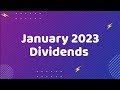 Dividends received last month