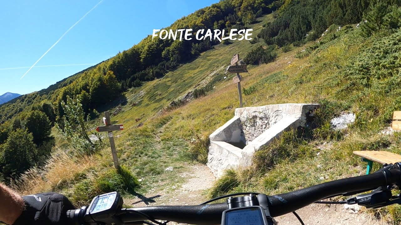 Discesa da Fonte Carlese per variante