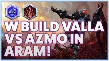 Valla Strafe - W BUILD VALLA VS AZMO IN ARAM!