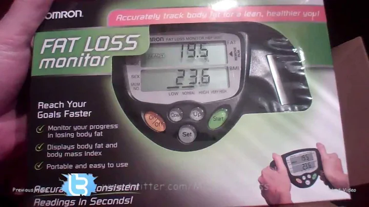 TRYING OUT AN OMRON BODY FAT MONITOR