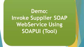 Oracle Cloud  Invoke SOAP/REST Web Service