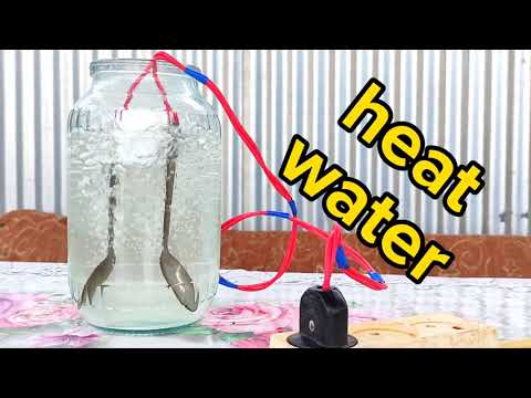 A great idea for heating water - Spoon water heater at home - Quick water heater experiment