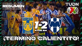Resumen y goles | Tigres 1-2 Monterrey | CL2024 - Liga Mx - 4tos final IDA | TUDN