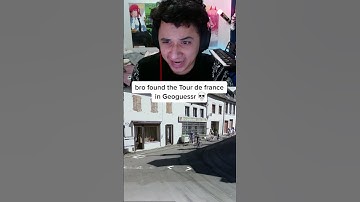 He found the Tour de France on Geoguessr 🥖🥖🗼🗼 #shorts